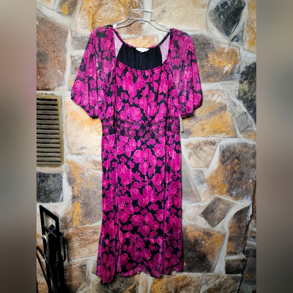 Terra& sky floral dress